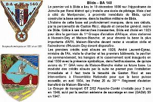 119 - AERODROMES ET BASES 1945-1962-1-BLIDA BA 140 (2)